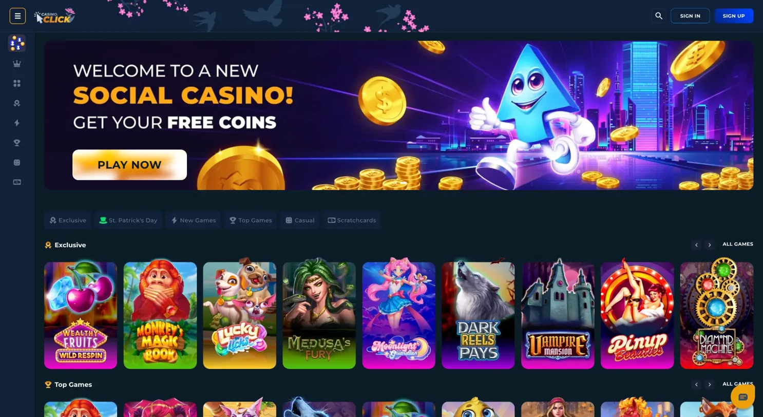 Casino Click West Virginia scratchcard games — free to play sweepstakes scratchcards for West Virginia players